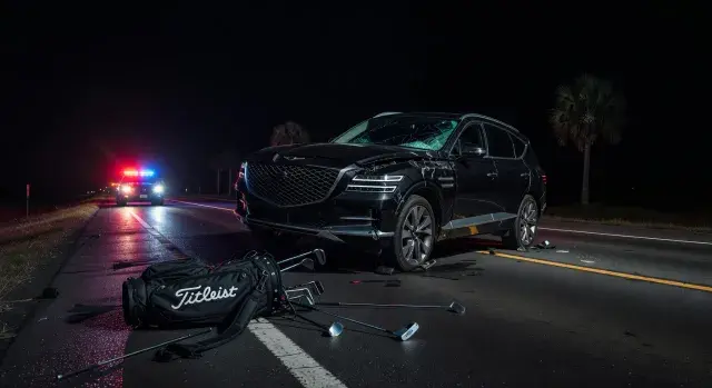 Tiger Woods charged with DUI after rollover crash on Florida's Jupiter Island